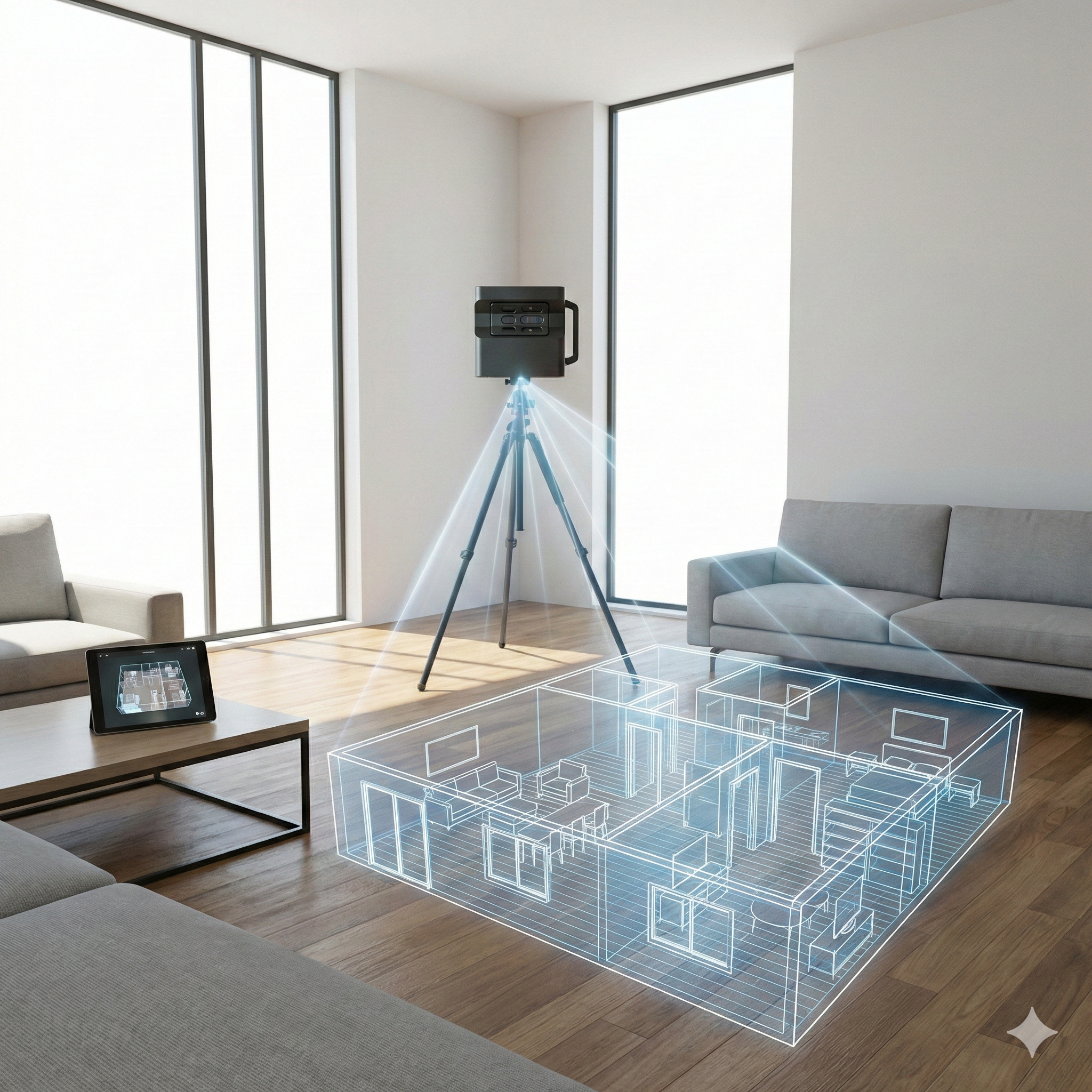 LIDAR 3D Scanning for Floorplan Creation